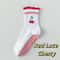 Womens Knitted Embroidered NonSlip Yoga Socks EU 3643 Silicone Grip Pilates Fitness MidCalf Socks 10