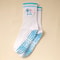 Womens Knitted Embroidered NonSlip Yoga Socks EU 3643 Silicone Grip Pilates Fitness MidCalf Socks 24