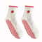 Womens Knitted Embroidered NonSlip Yoga Socks EU 3643 Silicone Grip Pilates Fitness MidCalf Socks 25