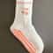 Womens Knitted Embroidered NonSlip Yoga Socks EU 3643 Silicone Grip Pilates Fitness MidCalf Socks 27