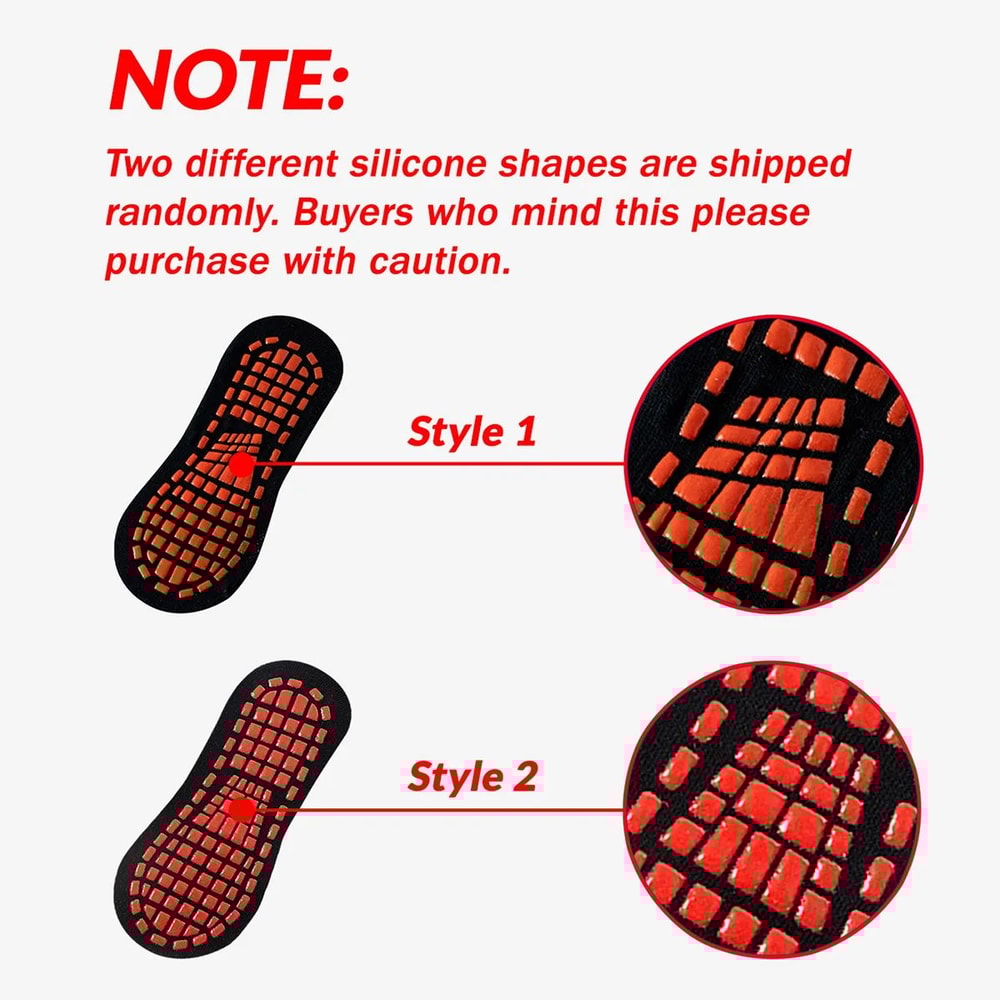 Unisex Silicone NonSlip Grip Trampoline Socks Cotton Yoga Pilates Hospital Safety Socks 1 Or 4 Pa 3