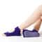 Womens Cotton FiveToe Backless Yoga Socks Breathable AntiSlip Silicone Pilates Ballet Grip Socks 3