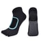 Womens Cotton FiveToe Backless Yoga Socks Breathable AntiSlip Silicone Pilates Ballet Grip Socks 8