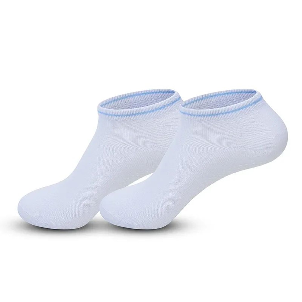 Womens Cotton AntiSlip Trampoline Yoga Socks Breathable Short Elastic Grip Sports Socks EU 3339 12