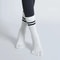 Womens Breathable FiveToe NonSlip Yoga Socks MidCalf Cotton Pilates Ballet Grip Floor Socks US 45 12