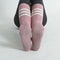 Autumn Winter Womens AntiSlip Cotton Yoga Socks MidCalf Terry Pilates Ballet Grip Fitness Socks 4