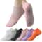 5 Pairs Womens NonSlip Yoga Socks Cotton Breathable LowCut Pilates Dance Grip Socks 1
