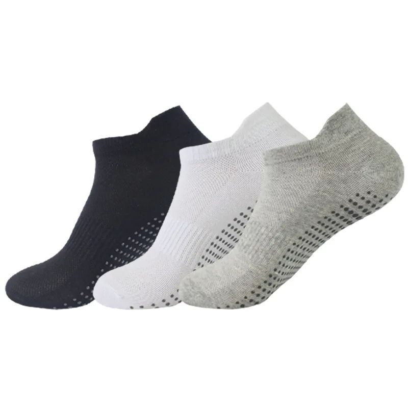 5 Pairs Womens NonSlip Yoga Socks Cotton Breathable LowCut Pilates Dance Grip Socks 2