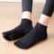 Womens Cotton FiveToe NonSlip Yoga Socks Breathable QuickDry Pilates Dance Fitness Grip Socks 0