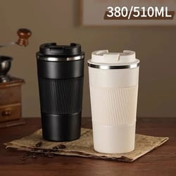 304 stainless steel vacuum insulated water bottle – anti-slip thermal coffee mug portable office gift