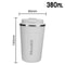 Thermo Cafe Double Wall Stainless Steel Travel Mug Leakproof Coffee Thermos Cup 8