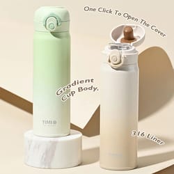 316 stainless steel vacuum insulated thermos bottle – leakproof portable thermal coffee & water tumbler