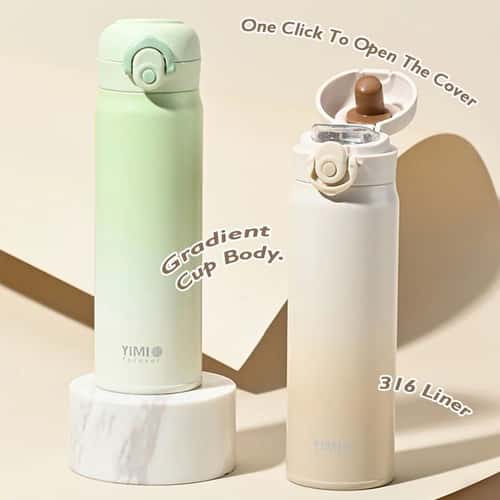 316 Stainless Steel Vacuum Insulated Thermos Bottle – Leakproof Portable Thermal Coffee & Water Tumbler