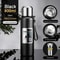 Large Capacity Stainless Steel Insulated Thermos Tumbler Vacuum Thermal Travel Mug For Hot Cold D 7