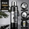Large Capacity Stainless Steel Insulated Thermos Tumbler Vacuum Thermal Travel Mug For Hot Cold D 9