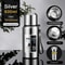 Large Capacity Stainless Steel Insulated Thermos Tumbler Vacuum Thermal Travel Mug For Hot Cold D 11