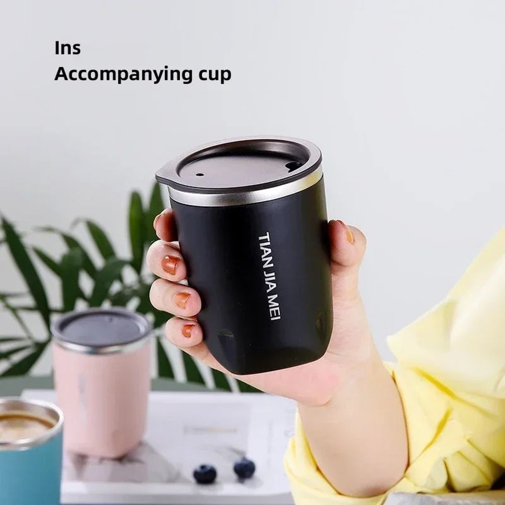 Stainless Steel Insulated Thermos Cup Portable Leakproof Coffee Milk Travel Mug 3