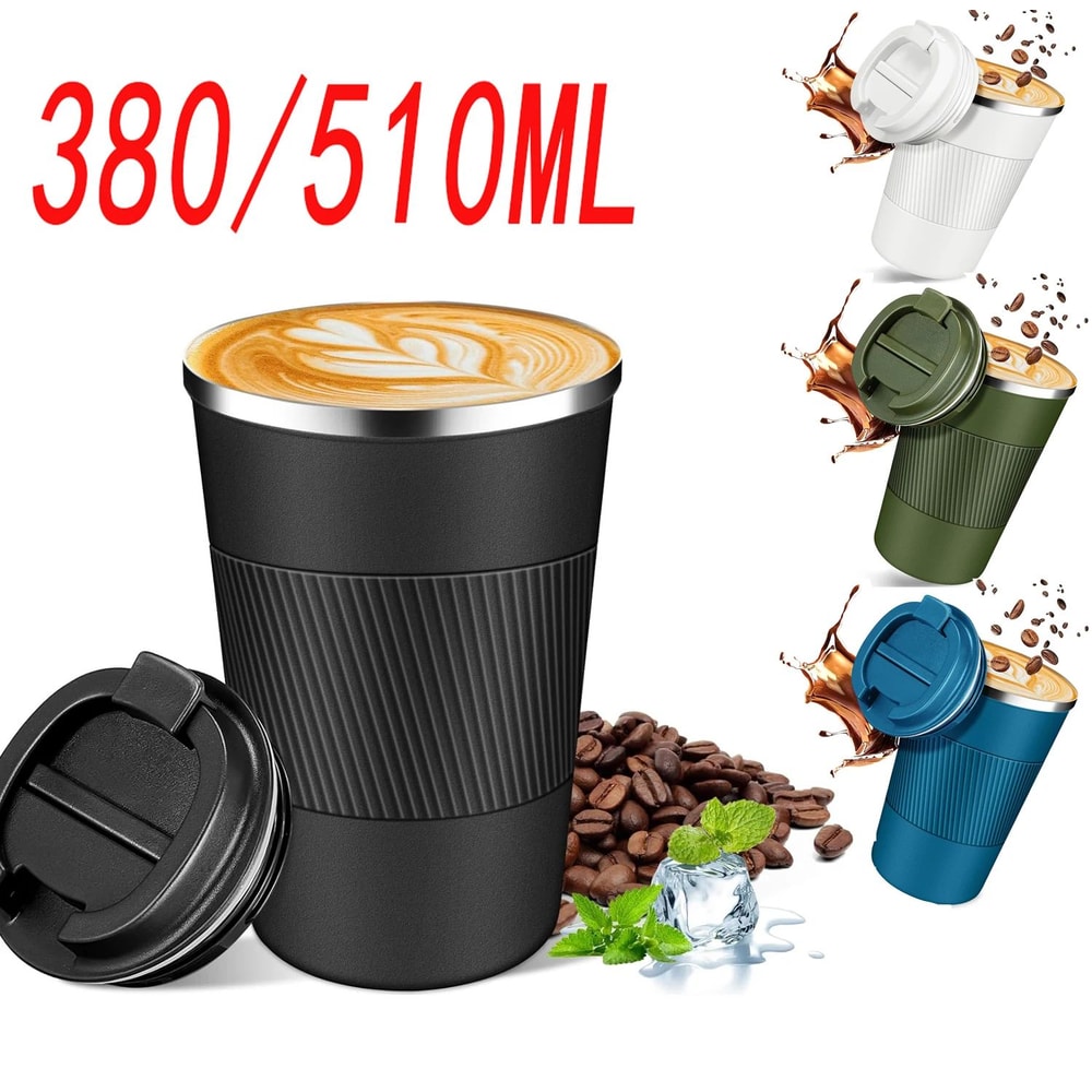 304 Stainless Steel Leakproof Travel Coffee Mug Double Wall Insulated Thermal Bottle 0