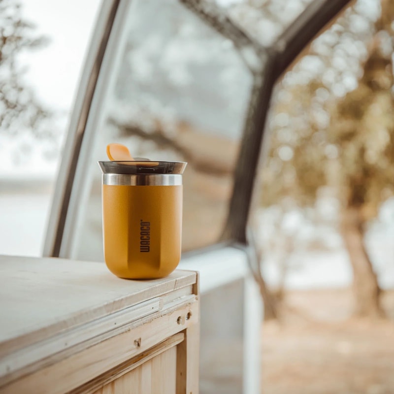 WACACO Octaroma Vacuum Insulated Travel Coffee Mug DoubleWall Stainless Steel Tumbler 1