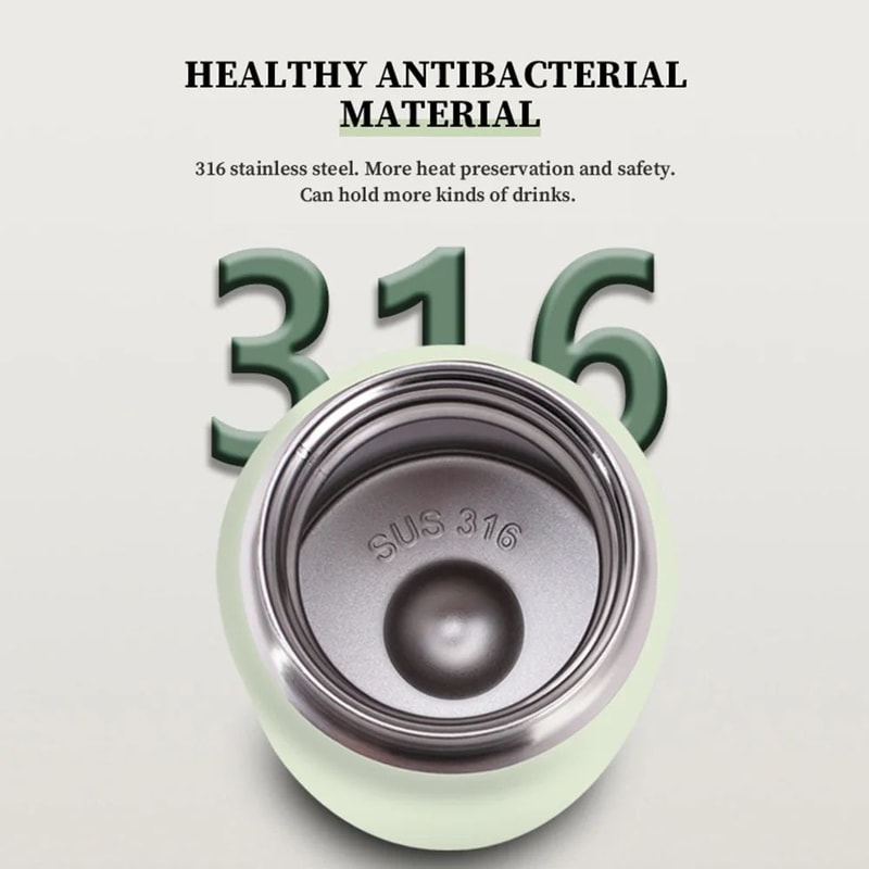 Mini 316 Stainless Steel Insulated Thermos Cup Leakproof Vacuum Coffee Kids School Bottle 3