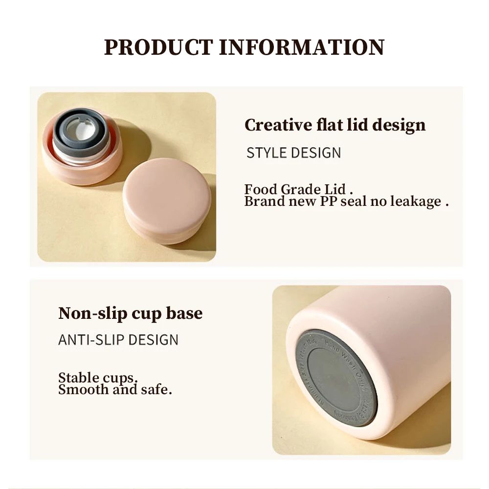 Mini 316 Stainless Steel Insulated Thermos Cup Leakproof Vacuum Coffee Kids School Bottle 5