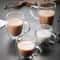Double Wall Transparent Borosilicate Glass Coffee Cup Insulated Espresso Milk Mug 0