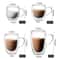 Double Wall Transparent Borosilicate Glass Coffee Cup Insulated Espresso Milk Mug 4