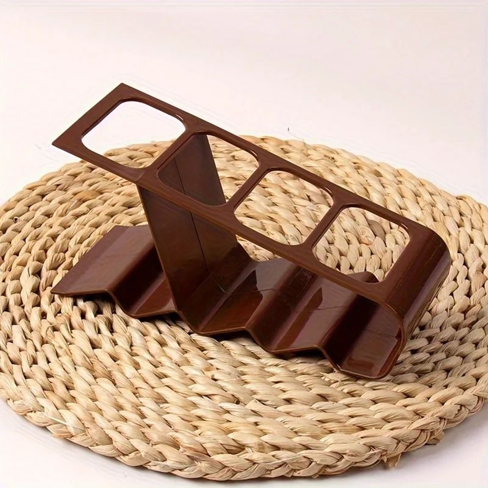 4Slot Remote Control Holder Desk Organizer Space Saving Plastic TV Office Storage Rack 4