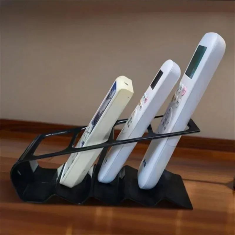 Plastic Desktop Remote Control Storage Rack Household TV AC Remote Organizer Stand 2