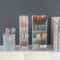 Matte Transparent Large Capacity Pen Holder Oblique Desktop Stationery Makeup Brush Storage Organ 0