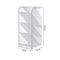 Matte Transparent Large Capacity Pen Holder Oblique Desktop Stationery Makeup Brush Storage Organ 8