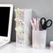 4Grid Macaron Oblique Pen Holder Colorful Desktop Stationery Makeup Brush Organizer Box 2