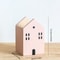 Cartoon House Wooden Pen Holder Handcrafted Desktop Stationery Makeup Brush Storage Organizer 8