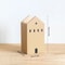 Cartoon House Wooden Pen Holder Handcrafted Desktop Stationery Makeup Brush Storage Organizer 9