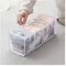6711 Compartment Underwear Drawer Organizer Fabric Mesh Bra Sock Lingerie Storage Box 10