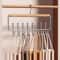 Solid Wood 16Hook Wave Hanger Multifunctional Underwear Vest Sling Wardrobe Drying Rack 7