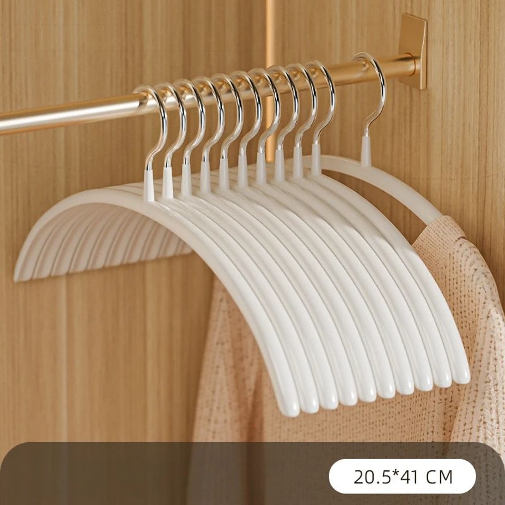 AntiSlip Metal Clothes Hangers SpaceSaving Durable ConcaveConvex Closet Organizer 1