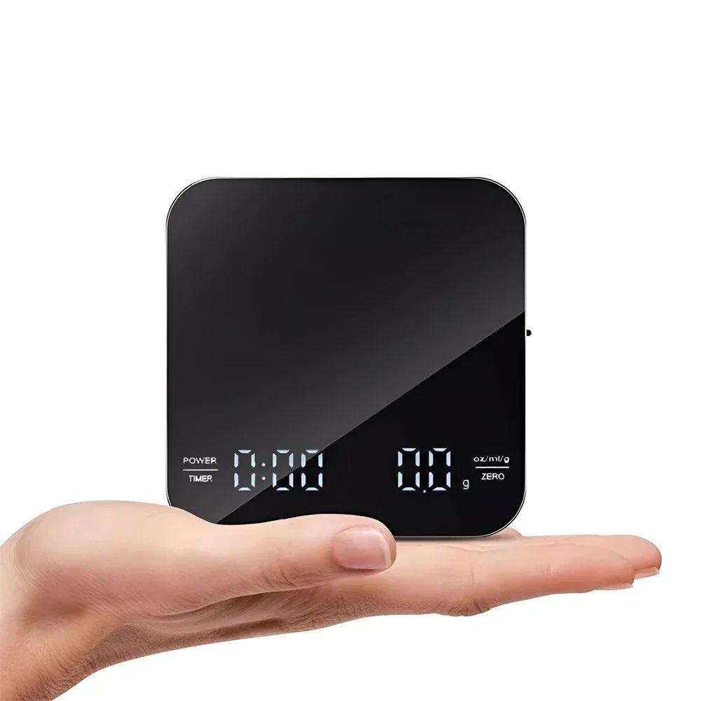 Digital Coffee Scale With Timer 01g HighPrecision Espresso Scale With LED Display USBC Charging 5