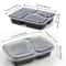 10 Sets Disposable Food Storage Containers With Lids MicrowaveSafe Stackable Kitchen Refrigerator 0