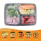 10 Sets Disposable Food Storage Containers With Lids MicrowaveSafe Stackable Kitchen Refrigerator 4