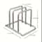 SpaceSaving Stainless Steel Pot Lid Cutting Board Organizer HeavyDuty Countertop Kitchen Rack 1