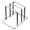 SpaceSaving Stainless Steel Pot Lid Cutting Board Organizer HeavyDuty Countertop Kitchen Rack 6