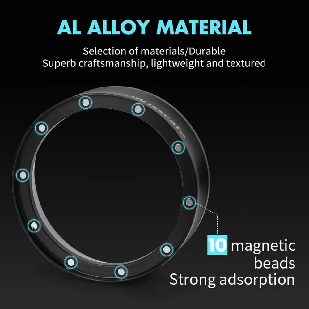 AliKisscafe Magnetic Coffee Dosing Ring Stainless Steel 515458mm Espresso Funnel For Delonghi Bre 2