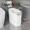 Slim PressTop Trash Can With Lid Narrow Bathroom Gap Garbage Classification Bin 9