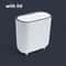 Slim PressTop Trash Can With Lid Narrow Bathroom Gap Garbage Classification Bin 11
