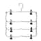 MultiFunctional NonSlip Stainless Steel Pants Hanger Seamless Skirt Trouser Storage Rack 7