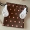Star Pattern Canvas Drawstring Pouch Portable Dustproof Cosmetic Stationery Storage Bag 6