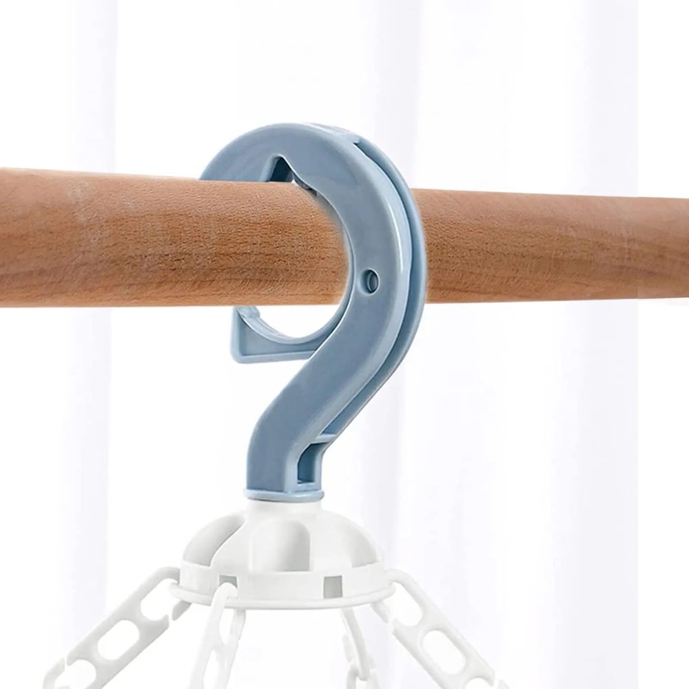 32Clip Foldable Drip Hanger Drying Rack With Rotating Hook 2