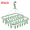 32Clip Foldable Drip Hanger Drying Rack With Rotating Hook 9
