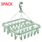 32Clip Foldable Drip Hanger Drying Rack With Rotating Hook 9